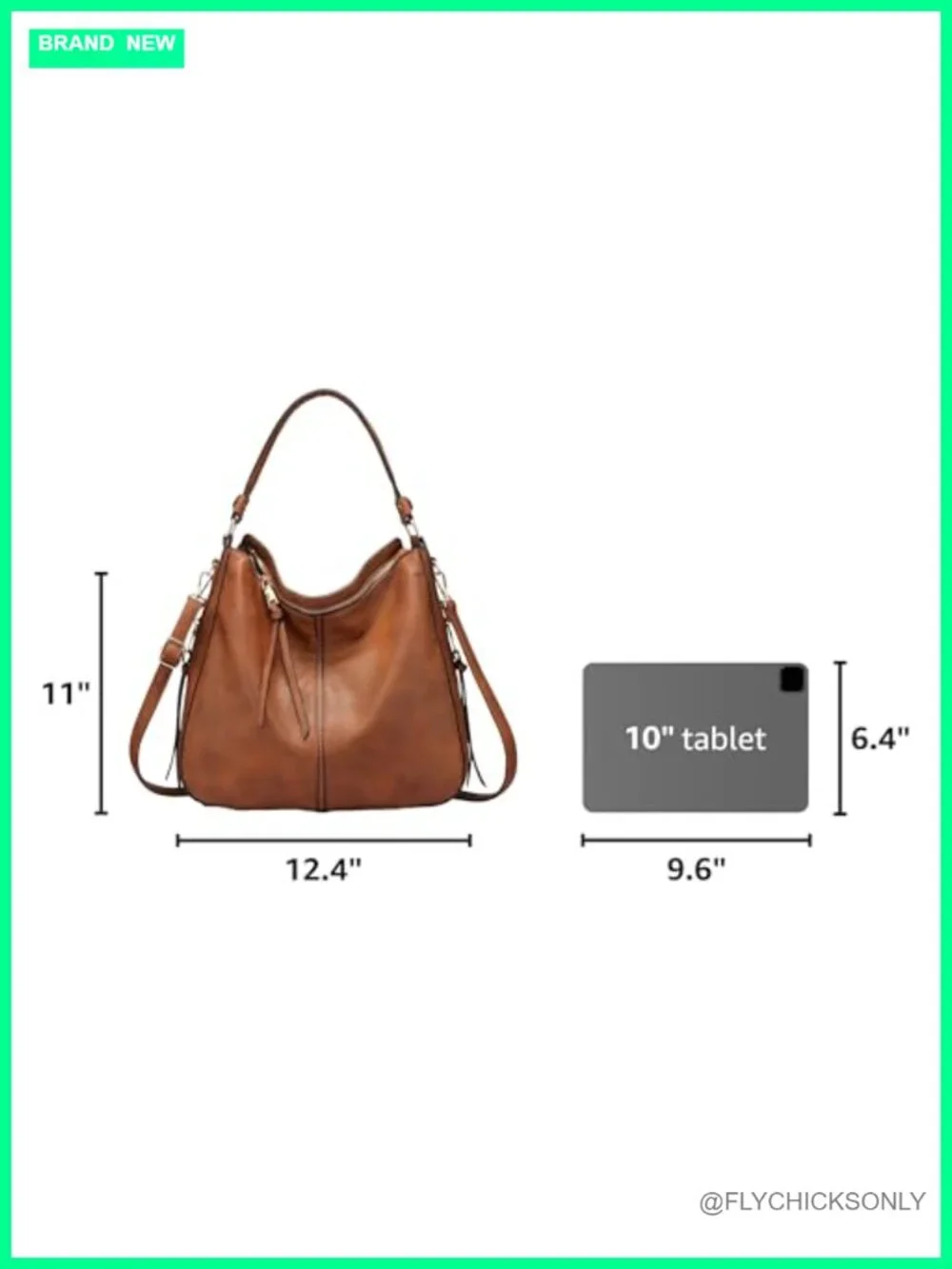 Faux Leather Hobo Crossbody Bag for Women, Large Designer Shoulder Purse